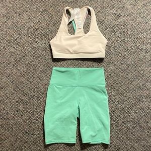Powerhold HW 6” Shorts with Boost Medium Impact Sports Bra